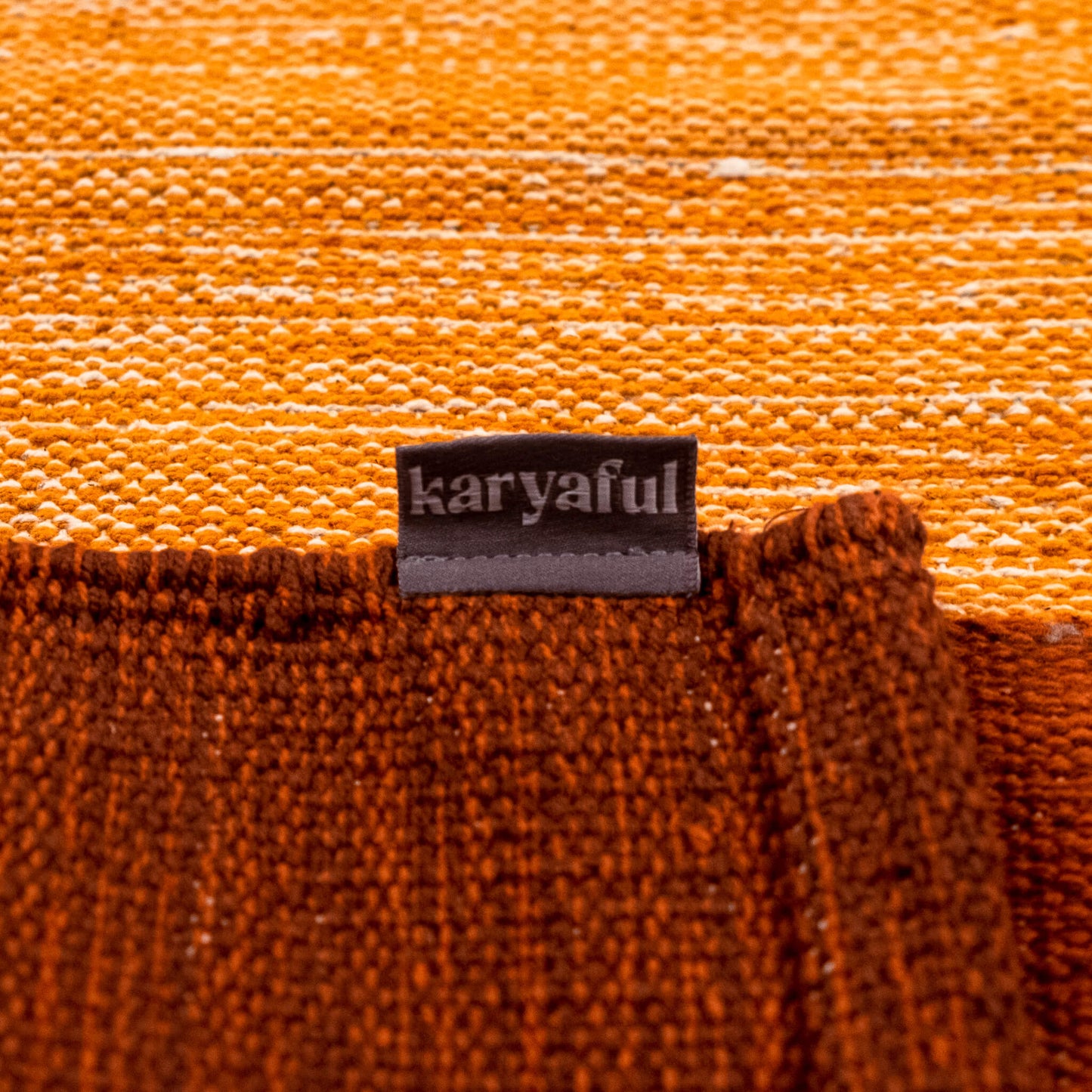 Handloom Cotton Yoga Rug: Tanah